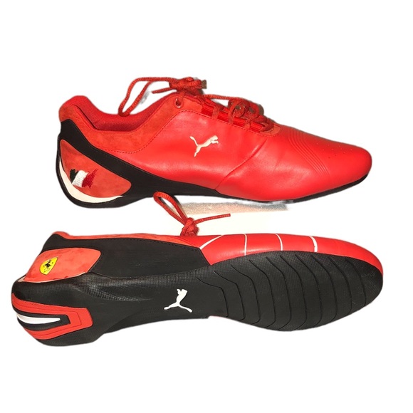 Puma Ferrari Shoes - Red - Size UK 10 - Brand New - Picture 2 of 3